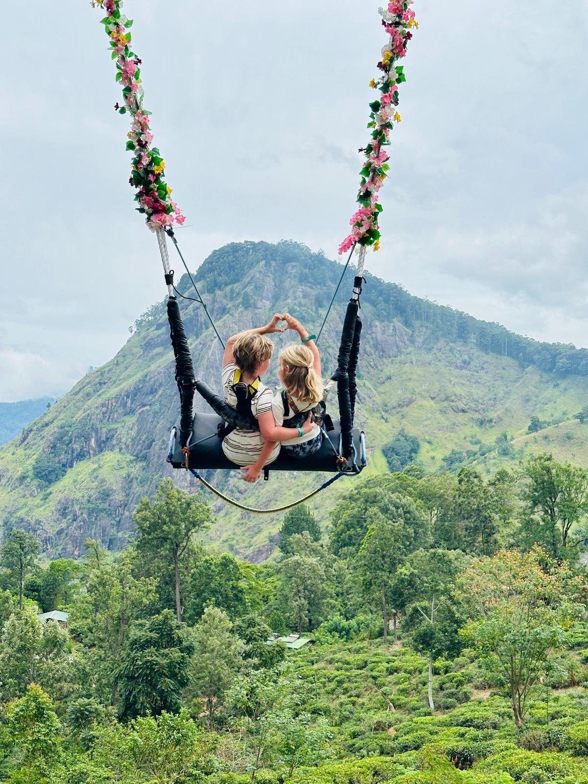The famous Nine Arch Bridge amidst lush Ella greenery on a Rainbow Tour, Breathtaking panoramic view from the top of Ella Rock after a guided hike, Ella biodiversity and nature, Little Adam's Peak hike, Hiking in Ella